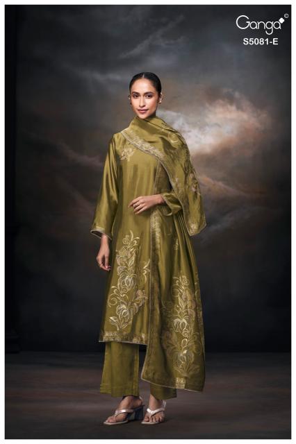 Ganga mansie 5081 wholesale non catalog dress material